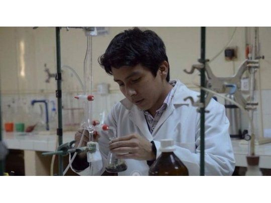 Joaquín Quispe, estudiante de la Facultad de Ciencias Agrarias de Jujuy