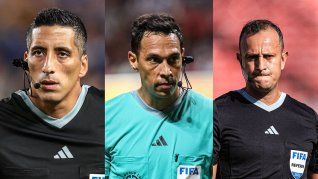 Histórico: tres árbitros argentinos dirigirán en un Mundial por primera vez Histórico: tres árbitros argentinos dirigirán en un Mundial por primera vez