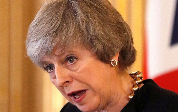 La primer ministro británica, Theresa May.