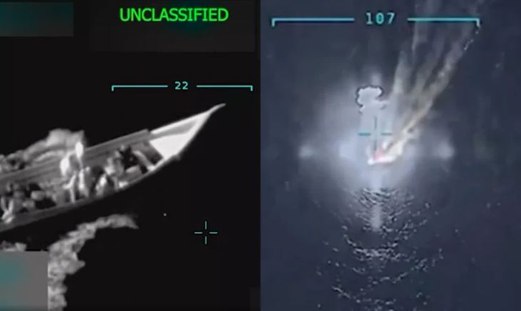 El ataque forma parte de los operativos militares que viene desarrollando EEUU en el mar. El ataque forma parte de los operativos militares que viene desarrollando EEUU en el mar.