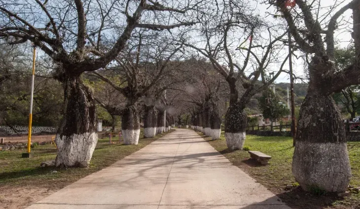 La plaza de este rincón del norte argentino es una de las paradas obligatorias.