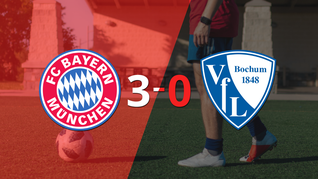 bayern munich fue contundente y goleo 3-0 a bochum