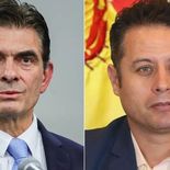 El presidente de Bolivia, Rodrigo Paz, y su vice, Edmand Lara. El presidente de Bolivia, Rodrigo Paz, y su vice, Edmand Lara.