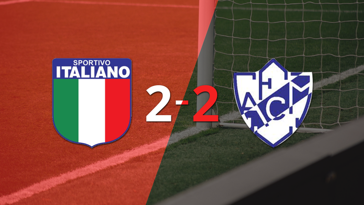Vibrante 2-2 entre Sp. Italiano y Midland