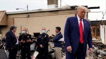 El presidente Trump visit&oacute; la ciudad de Kenosha, &uacute;ltimo foco de protestas antirracistas tras el caso Jacob Blake.