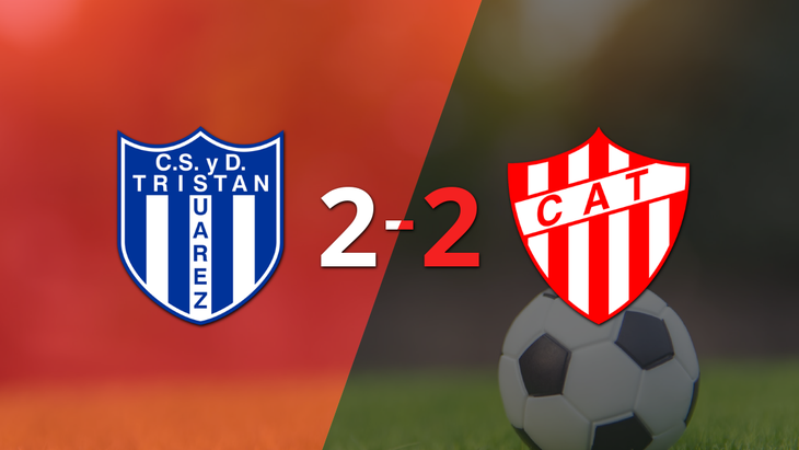 Muchos goles en el empate a 2 entre Tristán Suárez y Talleres (RE)