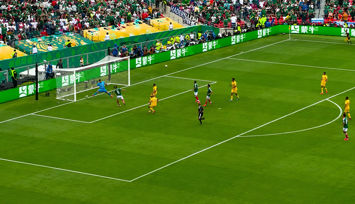 Gol de Raúl Jiménez para el 2-0 de México contra Sudáfrica. Gol de Raúl Jiménez para el 2-0 de México contra Sudáfrica.