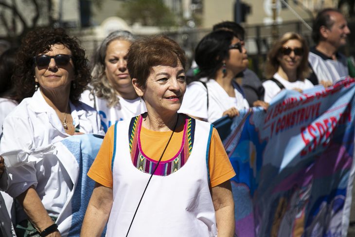 María Laura Torre se recibió de maestra en 1981 y desde entonces se acercó al sindicalismo. María Laura Torre se recibió de maestra en 1981 y desde entonces se acercó al sindicalismo.