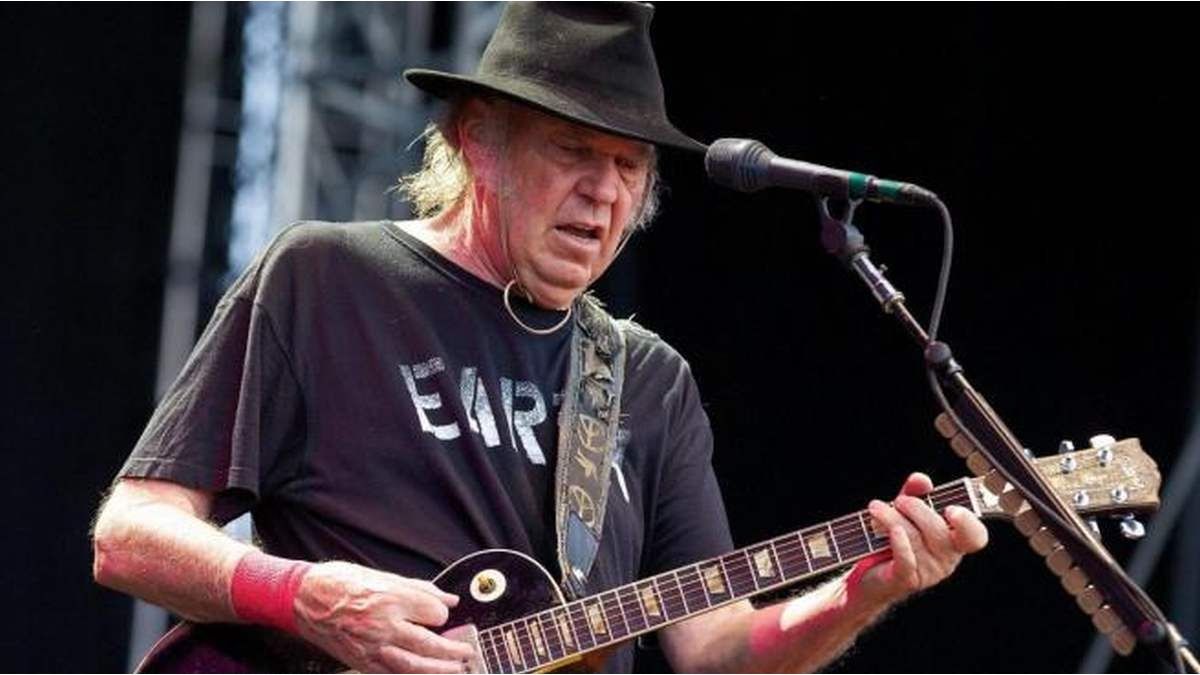Neil Young refuses to participate in the Glastonbury Festival due to corporate control of the BBC