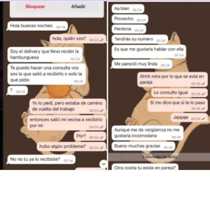 The unexpected message from a delivery man went viral and opened a debate about how the professional and personal in full delivery are crossed. The unexpected message from a delivery man went viral and opened a debate about how the professional and personal in full delivery are crossed.