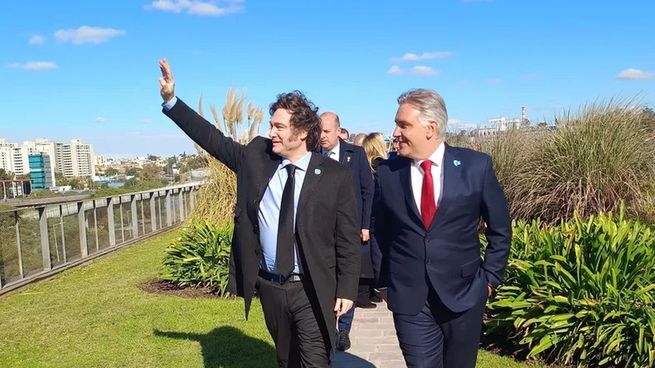 Javier Milei y Martín Llaryora, en Córdoba, la provincia el Presidente más veces visitó.