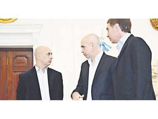 Horacio Rodríguez Larreta, Diego Santilli y Martín Ocampo anticiparon detalles del proyecto de ley de seguridad.