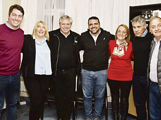 Campaña. Alberto Fernández y Alicia Kirchner, en Santa Cruz.