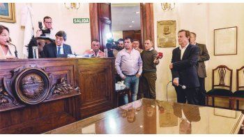 DEFENSA. Varisco, durante su paso el lunes por el Concejo Deliberante. Para hoy promete “aportes esenciales para la investigación”.