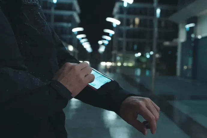 Los compartimientos están incluidos hasta en las mangas, con la idea de facilitar el uso del celular. Los compartimientos están incluidos hasta en las mangas, con la idea de facilitar el uso del celular.