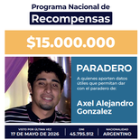 González, nacido el 9 de julio de 2004 y con último domicilio en el barrio Takay de Puerto Tirol, fue visto por última vez el 17 de mayo de 2026, cerca de las 2 de la madrugada, en el barrio Anunciación de la localidad de Fontana.