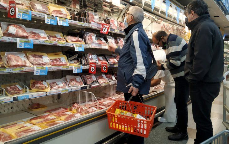 ámbito.com | Carne Inflacion Inflación Supermercado Gondolas IPC Precios Canasta Basica