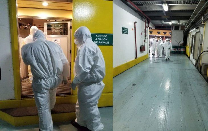 Al llegar a Buenos Aires se activó el protocolo.