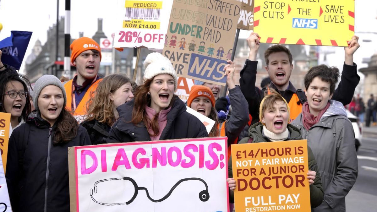 resident doctors begin four-day strike for salary improvements