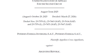 El tribunal de apelaciones consideró que los reclamos de los demandantes no eran reconocibles bajo el derecho argentino.&nbsp;