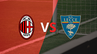 ¡Arranca la etapa complementaria! Milan lleva la ventaja con un marcador 2-0 sobre Lecce