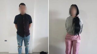 Las dos personas que se hicieron pasar por arbolitos fueron arrestadas en Palermo