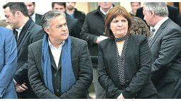 Alfredo Cornejo y Patricia Bullrich. (foto de archivo)