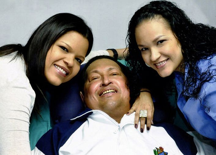 Las primeras fotos de Chávez en dos meses (foto 1)