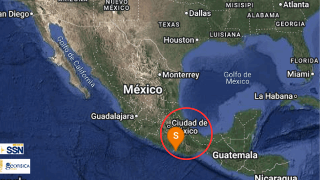 El epicentro del sismo fue en Pinotepa Nacional.