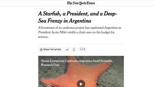 la mision del conicet en mar del plata llego al new york times