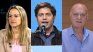 Píparo, Kicillof y Grindetti.