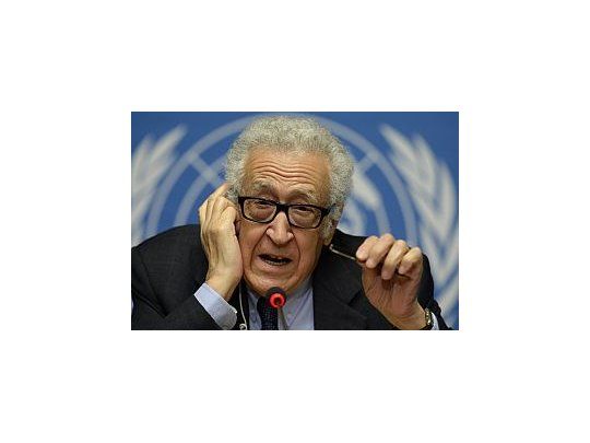 Brahimi admitió que el progreso es muy lento.
