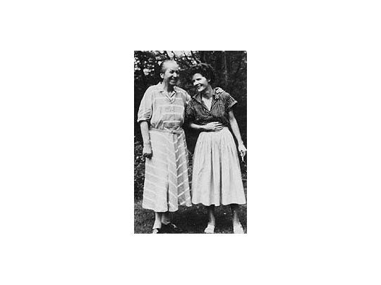 Gabriela Mistral y Doris Dana