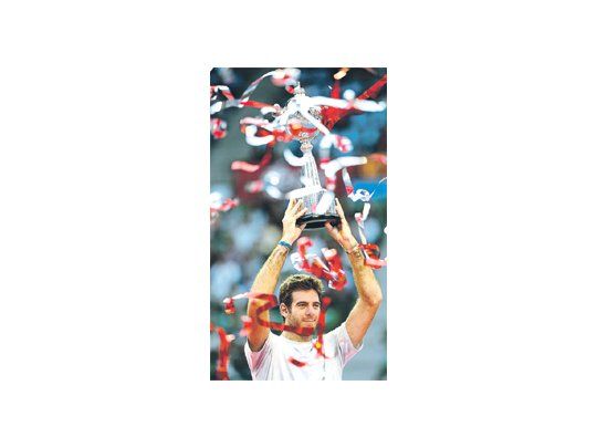 Del Potro venció a Raonic en la definición del ATP 500 japonés y se consolida entre los cinco primeros.
