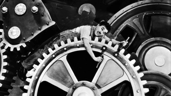 Tiempos Modernos está dirigida, escrita y protagonizada por Charles Chaplin.&nbsp;