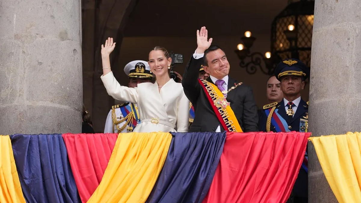 Daniel Noboa swore as president for the next four years