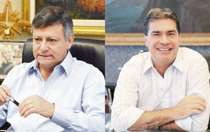 Domingo Peppo y&nbsp;Jorge Capitanich.