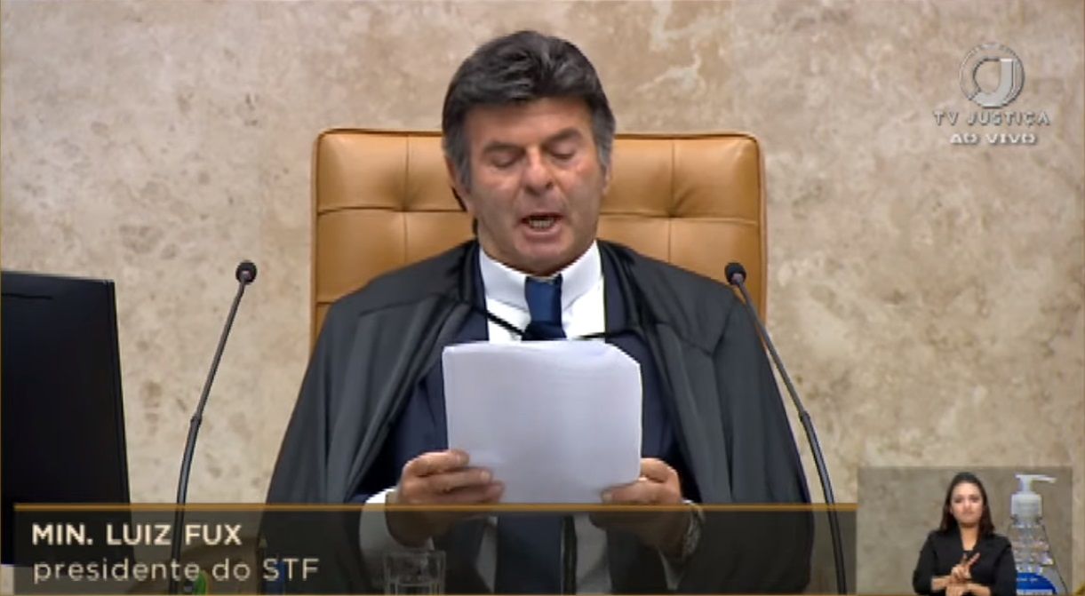 El presidente del Supremo Tribunal de Brasil, Luiz Fux, marcó una línea roja a la deriva antidemocrática de Bolsonaro.