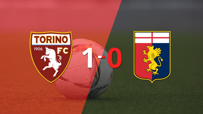 Con lo justo, Torino venció a Genoa 1 a 0 en el estadio Stadio Olimpico Grande Torino