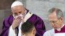 A group of priests prayed that the Pope could go to heaven as soon as possible A group of priests prayed that the Pope could go to heaven as soon as possible