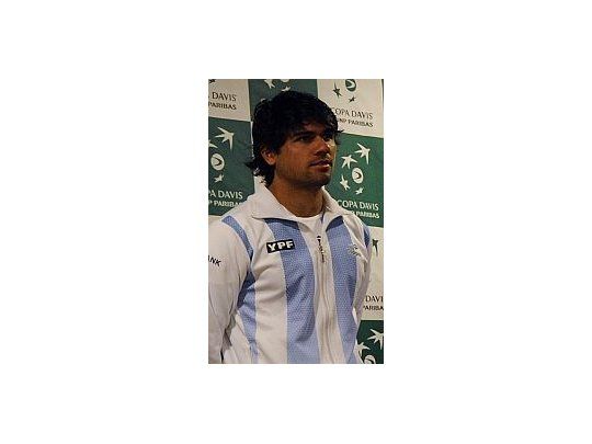 Schwank, en la última conferencia de prensa que dio el equipo en España.