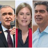 Juan Schiaretti, Osvaldo Jaldo, Gisela Scaglia, Jorge Capitanich y Silvana Schneider. Juan Schiaretti, Osvaldo Jaldo, Gisela Scaglia, Jorge Capitanich y Silvana Schneider.
