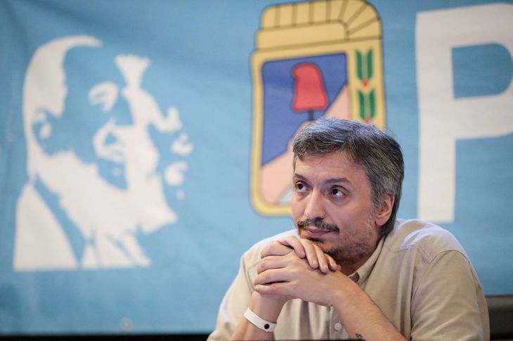 Máximo Kirchner, presidente del PJ de la provincia de Buenos Aires.