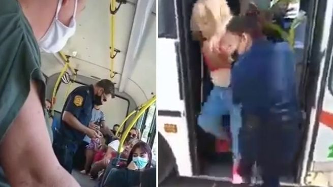 La escena de la pelea fue filmada por varios testigos.