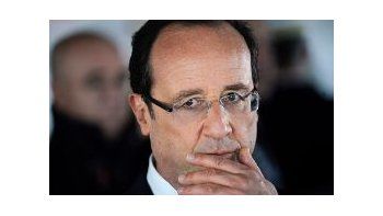 François Hollande, presidente de Francia.