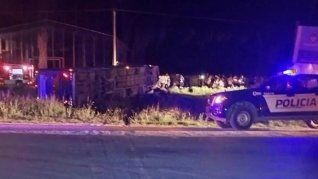 Una mujer perdió la vida tras el vuelco de un micro en Córdoba