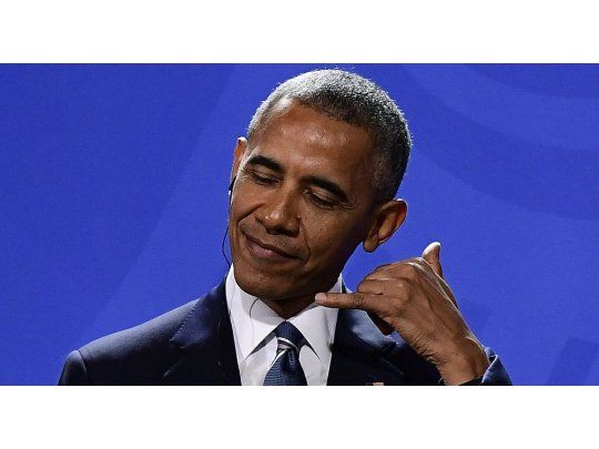 Barack Obama durante la última cumbre de cambio climático.