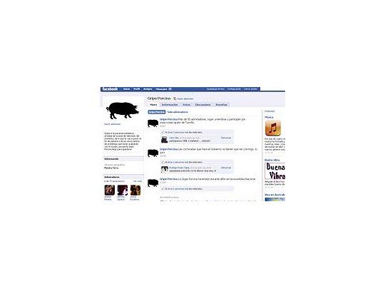 Uno de los grupos formados en Facebook