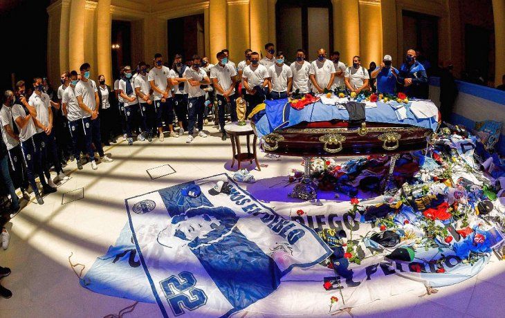 ámbito.com | Maradona funeral velorio velatorio jugadores.jpg