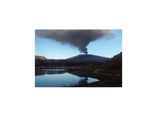 La última actividad del volcán Copahue fue en el año 2000.